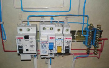 Установка дифавтомата Установка дифавтомата