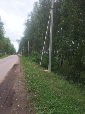 Дорога с освуещением возле Секиотово, Рязанский район